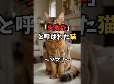 “欠点”だった長毛が、ソマリ🐱最大の魅力になるまで #猫雑学 #猫のいる暮らし #猫雑学 #猫好きさんと繋がりたい #shorts #ソマリ