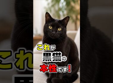 福を呼ぶ！黒猫の魅力とミステリアスな真実9選 #ねこもよ #猫雑学 　 #猫