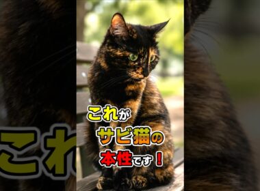 サビ猫が愛される7つの理由！ #ねこもよ #猫雑学 #サビネコ