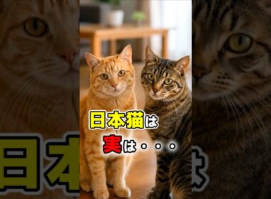 日本猫が特別な5つの理由！#ねこ #猫雑学 #日本猫の魅力