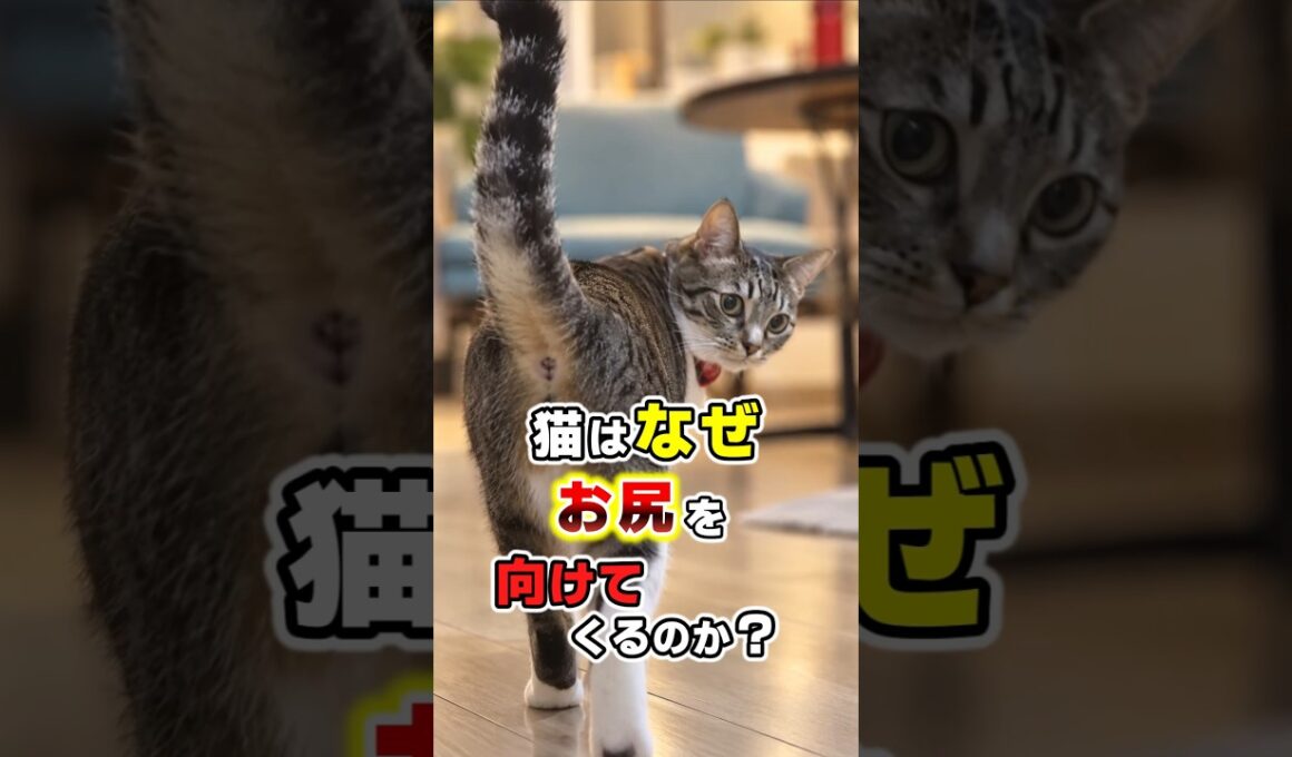 猫がお尻を向けてくるヤバい理由！隠された5つの気持ち #猫雑学 #ねこたんの解説 #猫