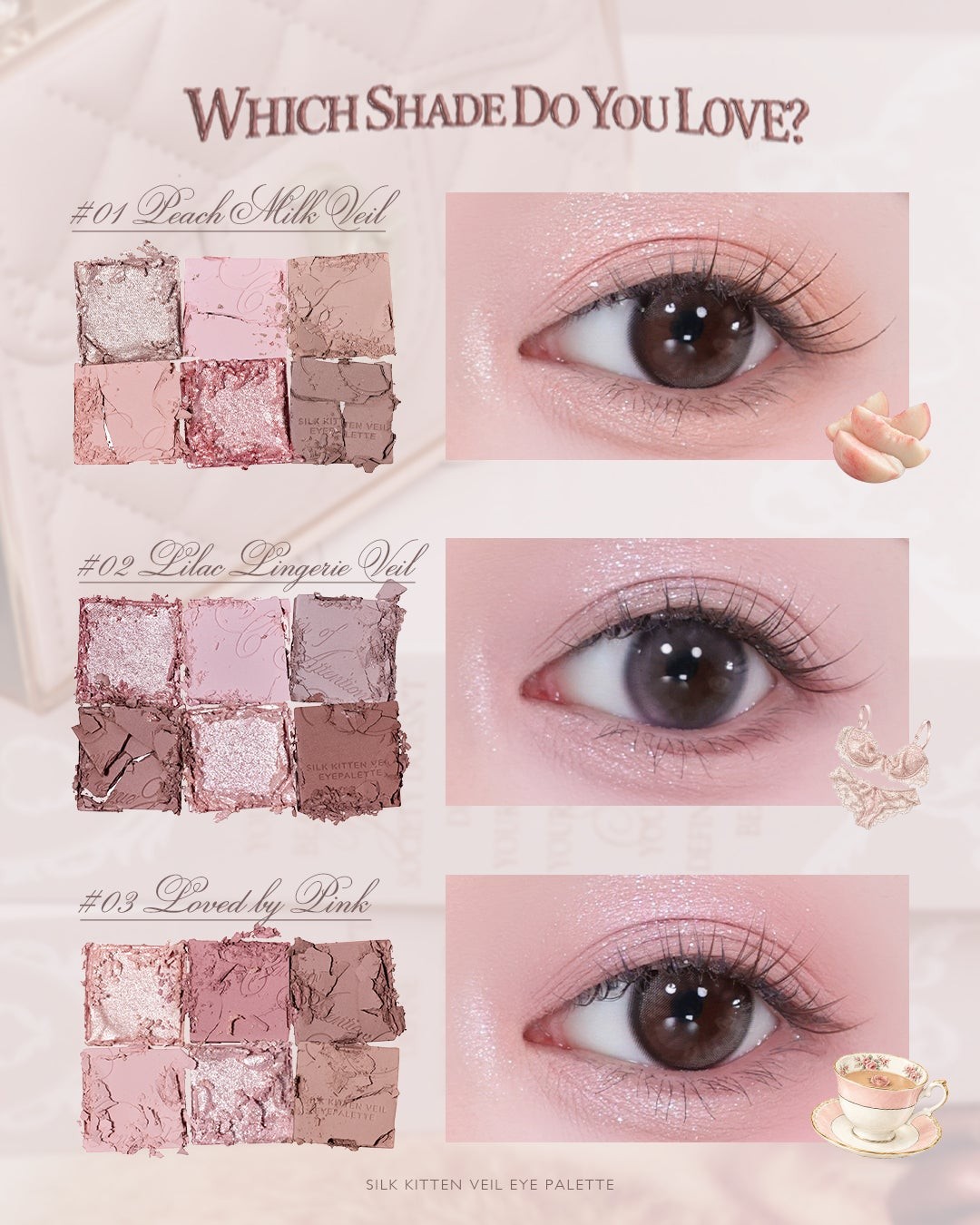 Peony「Silk Kitten Veil Eye Palette」