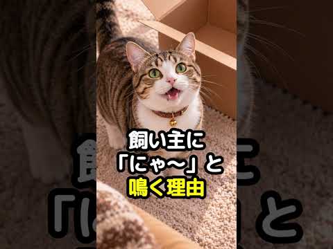 猫が人間にだけ「ニャー」と鳴く理由