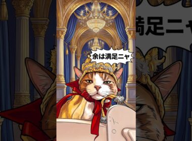 だるいが口癖のネコに王冠を被せたら偉そうになった結果… #猫のいる暮らし