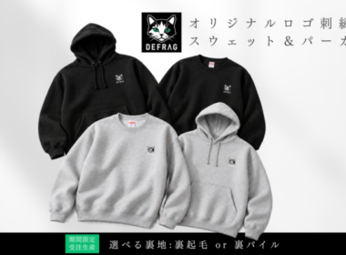 野良猫デザイン DEFRAG ／猫デザインブランド「DEFRAG」、初のオリジナル刺繍スウェット＆パーカーを発売。2種類の生地が選べる受注販売を開始 - 無料プレスリリース「PR-FREE」