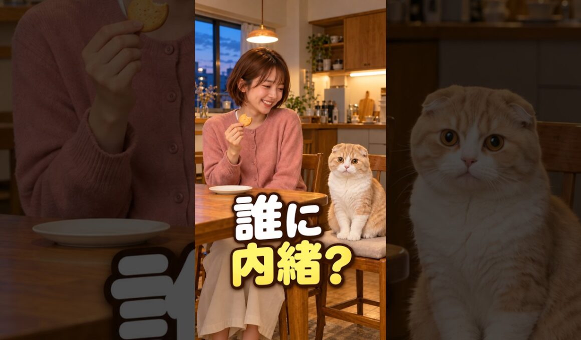 猫に「内緒ね」と言ったら、おやつの交渉が始まりました。 #しゃべる猫