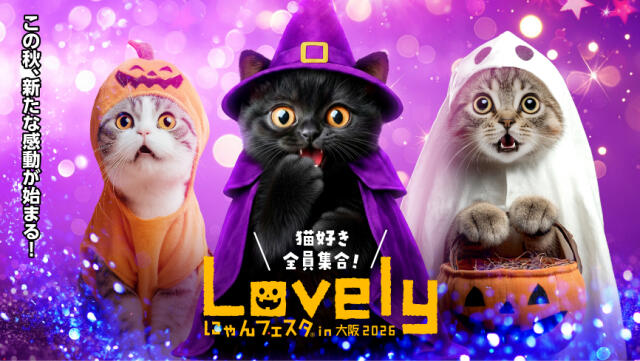 大阪で開催される猫好きの祭典『ラブリーにゃんフェスタin大阪 2026』　過去最多170超のメーカー＆クリエイターブースなどコンテンツ情報を一挙公開
