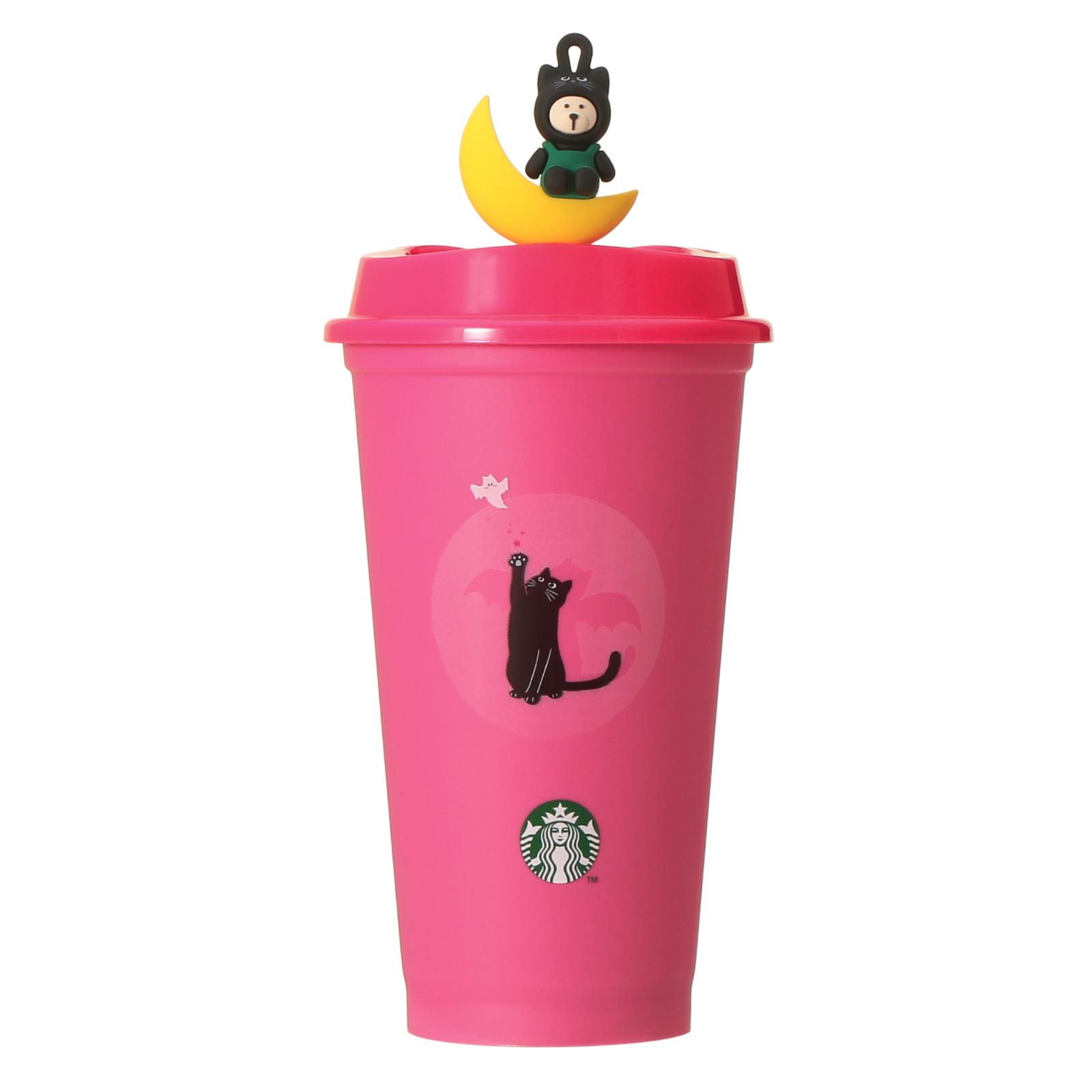 「ハロウィン2026カラーチェンジングリユーザブルカップ473mL」700円 ※「ハロウィン2026リユーザブルカップ専用ドリンクホールキャップベアリスタキャット」とのセット価格:1,350円